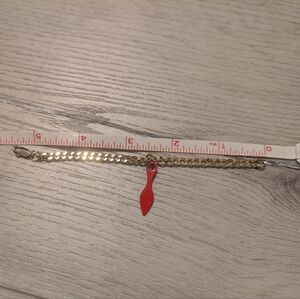 Christian Louboutin Bag Charm With Red Sole Logo